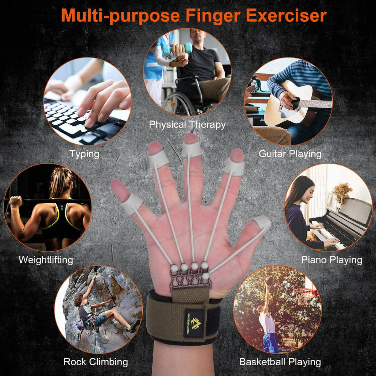 Finger Exerciser Hand Grip Strength Trainer - A-1 Thread Vault