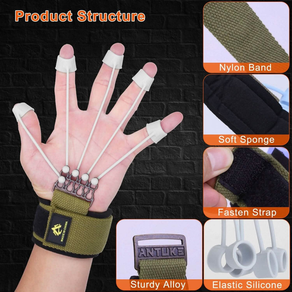 Finger Exerciser Hand Grip Strength Trainer - A-1 Thread Vault