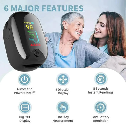 Finger Pulse Oximeter – Heart Rate & SPO2 Monitor - A-1 Thread Vault