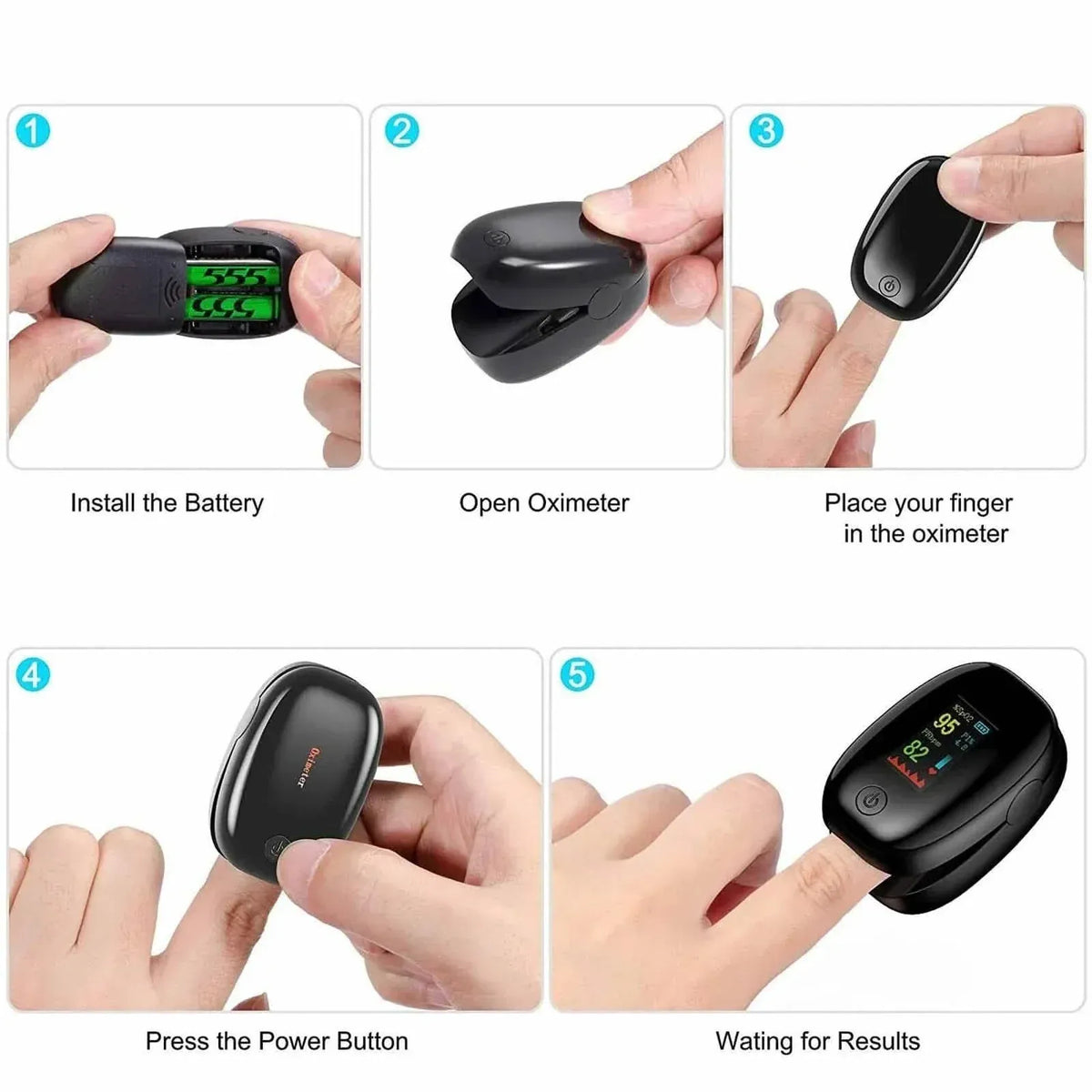 Finger Pulse Oximeter – Heart Rate & SPO2 Monitor - A-1 Thread Vault