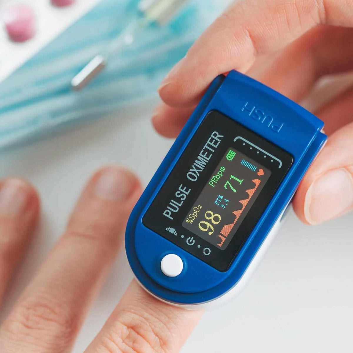 Finger Pulse Oximeter OLED Display - A-1 Thread Vault
