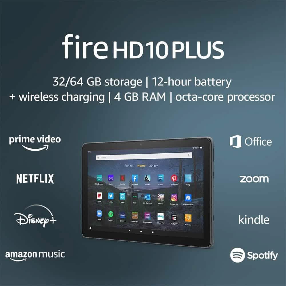 Fire HD 10 Plus 1080p Full HD 32GB Tablet (Refurbished) - A-1 Thread Vault