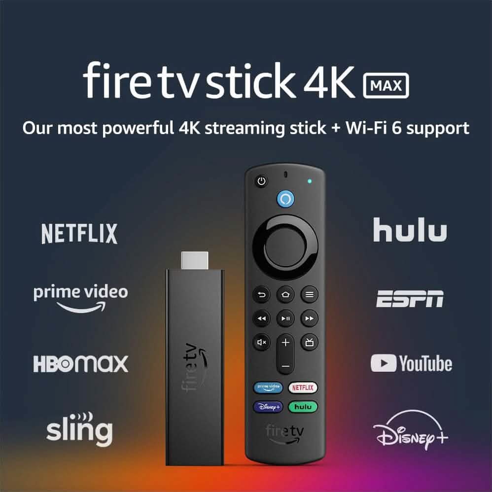 Fire TV Stick 4K Max Streaming Device (Refurbished) - A-1 Thread Vault
