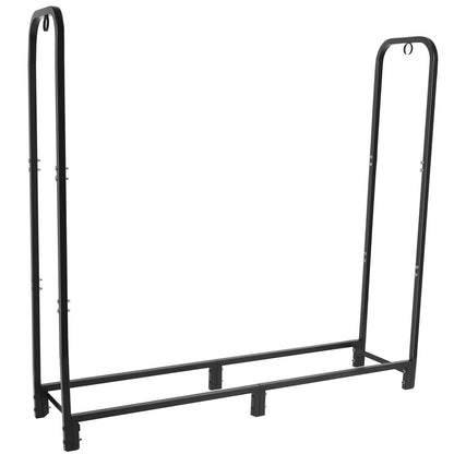 Firewood Log Rack 2500lbs Iron Storage Stacking Rack - A-1 Thread Vault