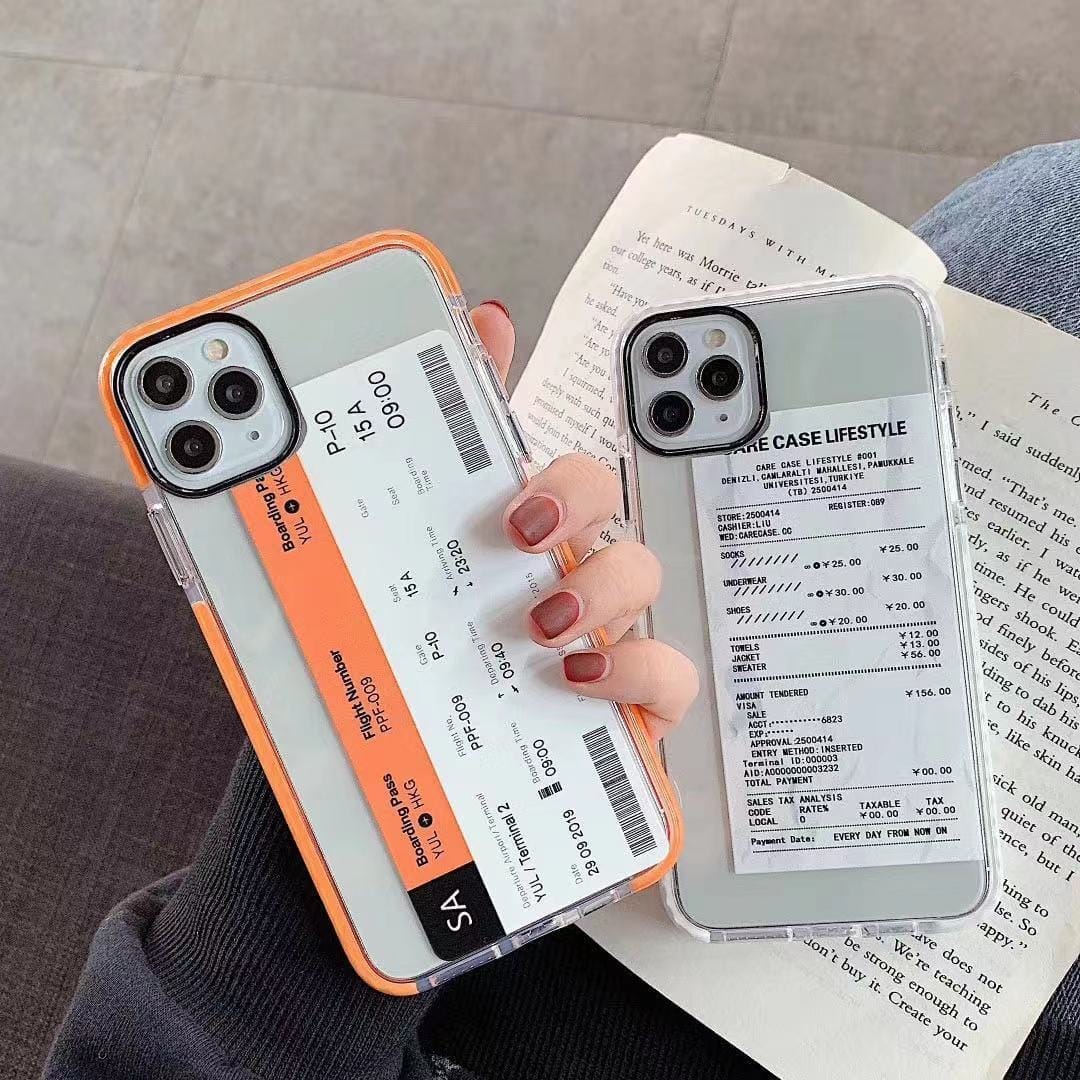 First Class Plane Ticket iPhone Case - A-1 Thread Vault