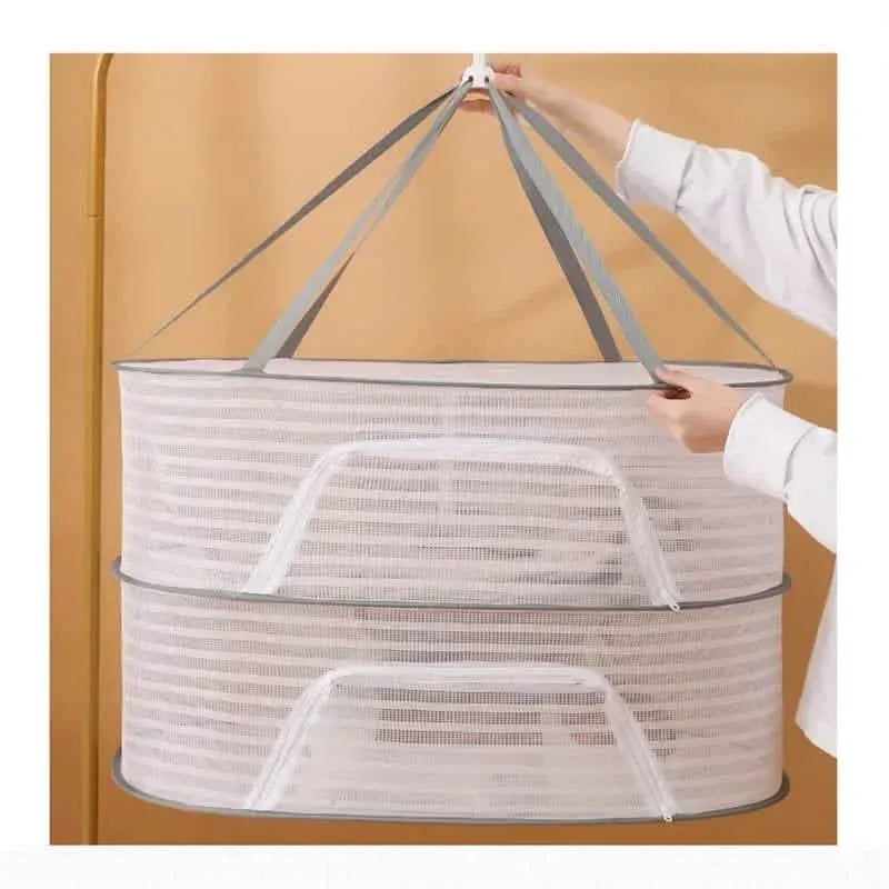 Fishing Net Hanging Dryer Bag Mesh Clothes Drying Basket Rack - A-1 Thread Vault