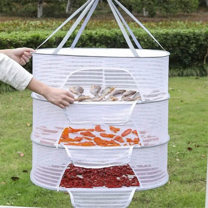 Fishing Net Hanging Dryer Bag Mesh Clothes Drying Basket Rack - A-1 Thread Vault