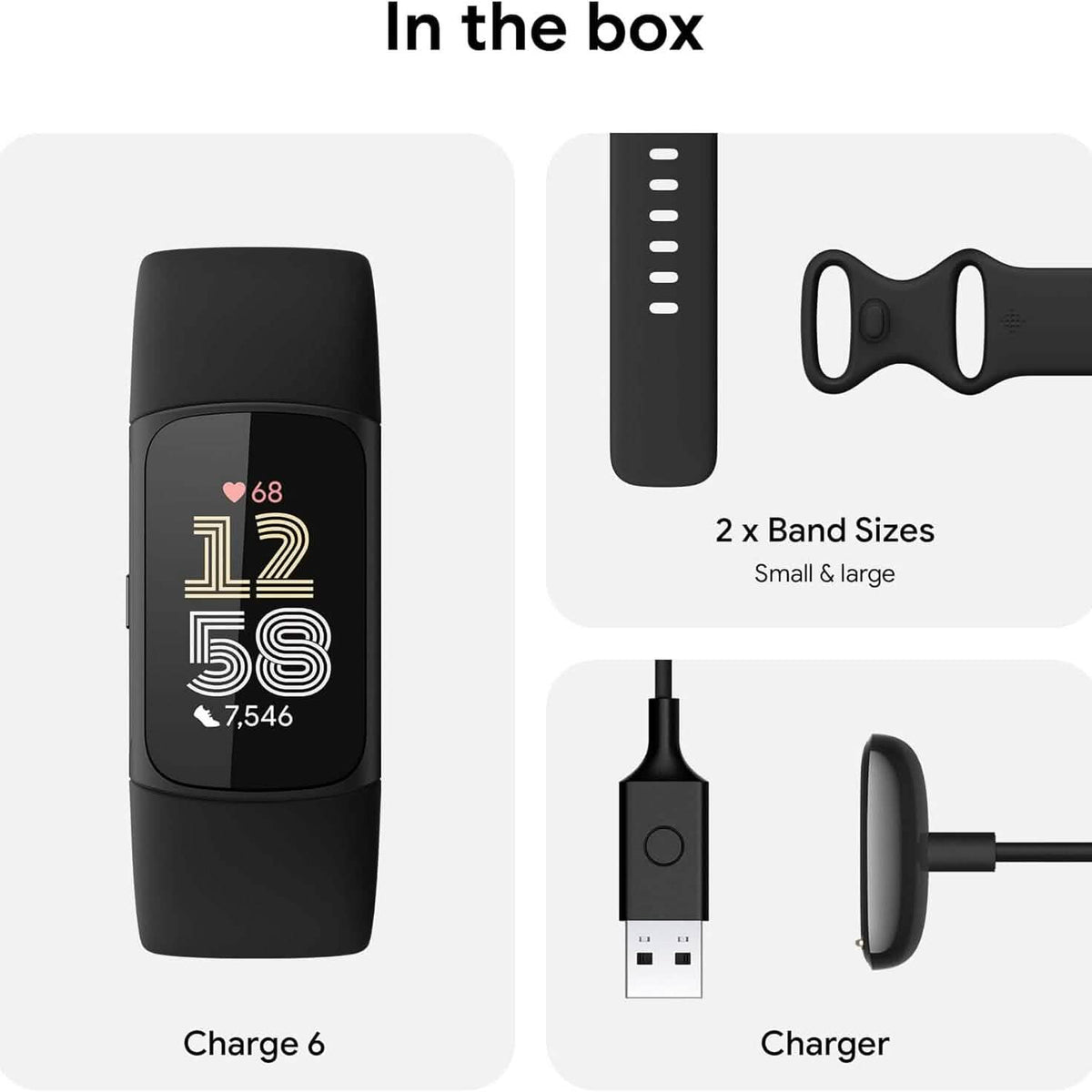 Fitbit Charge 6 Fitness Tracker (Refurbished) - A-1 Thread Vault