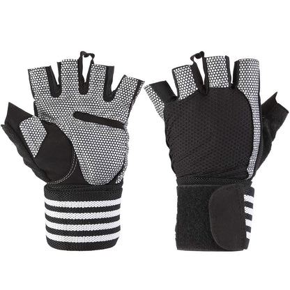 Fitness Workout Gloves with Wrist Wrap Strap - A-1 Thread Vault