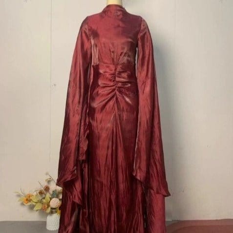 Fitted Waist Maxi Dress(MS285) - A-1 Thread Vault