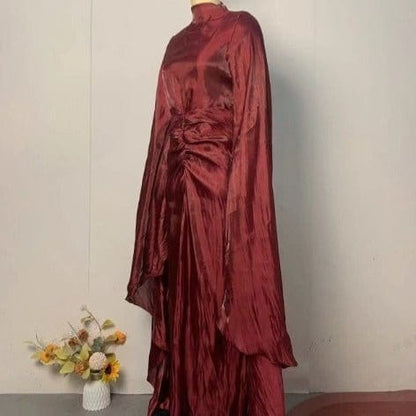 Fitted Waist Maxi Dress(MS285) - A-1 Thread Vault