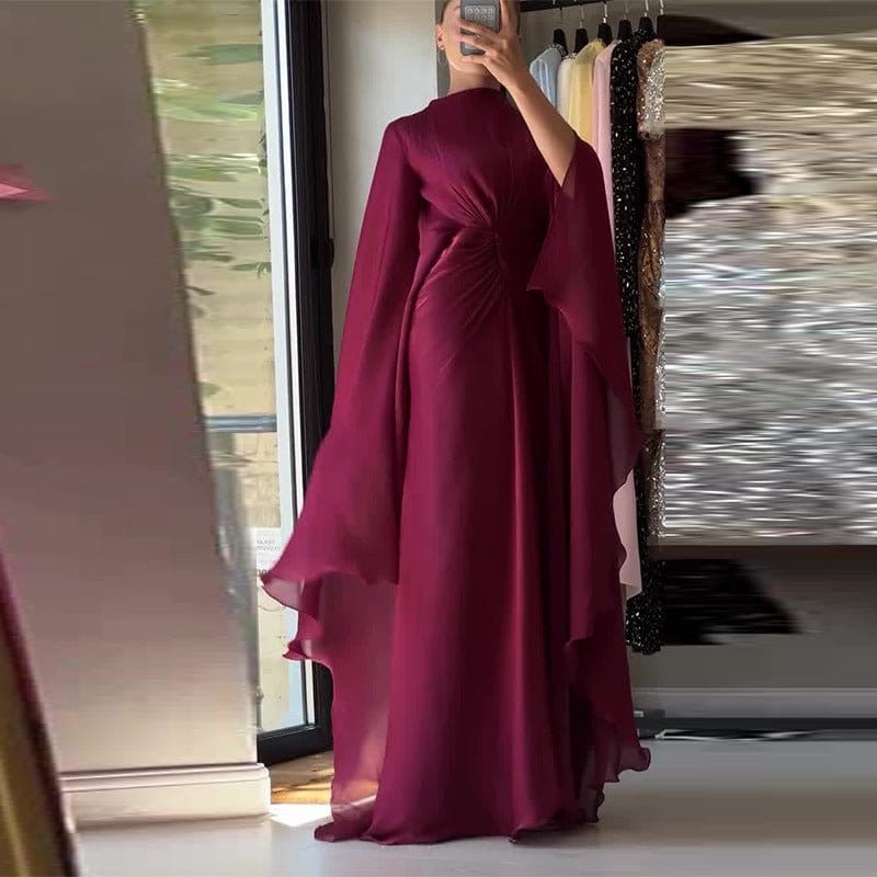 Fitted Waist Maxi Dress(MS285) - A-1 Thread Vault