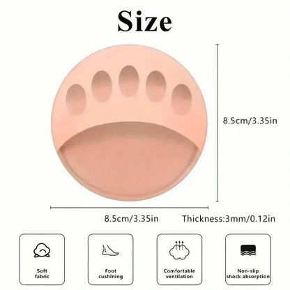 Five-Toe Forefoot Pads For Women High Heels, Shock Absorption Half Insoles, Toe Pad Inserts - A-1 Thread Vault