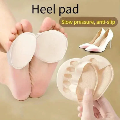 Five-Toe Forefoot Pads For Women High Heels, Shock Absorption Half Insoles, Toe Pad Inserts - A-1 Thread Vault