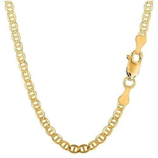 Flat Mariner Marina 3mm Chain Necklace - A-1 Thread Vault