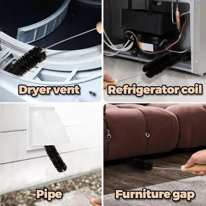Flexible Cleaning Brush Set for Dryer Vents, Lint Traps, Radiators & Appliances - A-1 Thread Vault