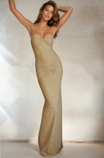 Floor Length Body Mod Maxi Dress - A-1 Thread Vault