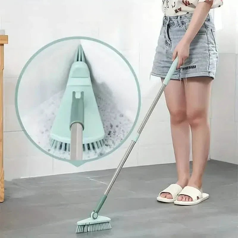 Floor Scrub Brush Long Handle Detachable Stiff Bristles - A-1 Thread Vault
