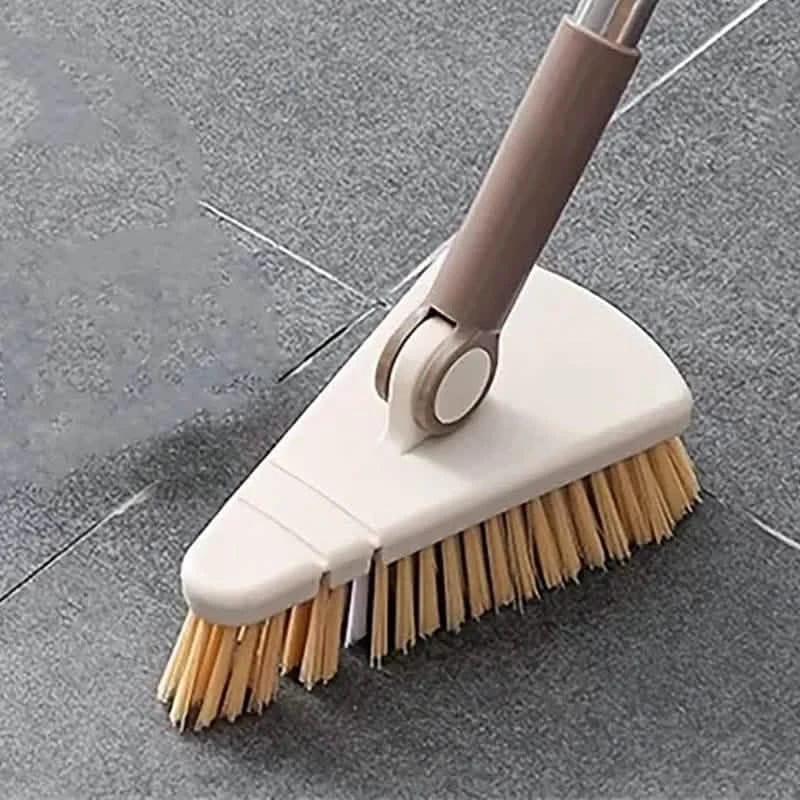 Floor Scrub Brush Long Handle Detachable Stiff Bristles - A-1 Thread Vault