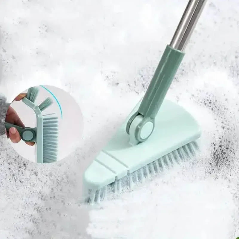 Floor Scrub Brush Long Handle Detachable Stiff Bristles - A-1 Thread Vault