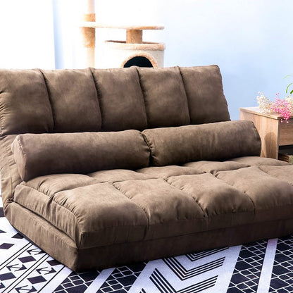 Floor Sofa Bed, Foldable Double Chaise Lounge Sofa Chair - A-1 Thread Vault