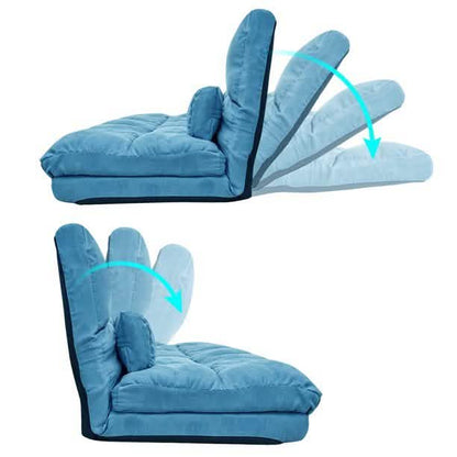 Floor Sofa Bed, Foldable Double Chaise Lounge Sofa Chair - A-1 Thread Vault