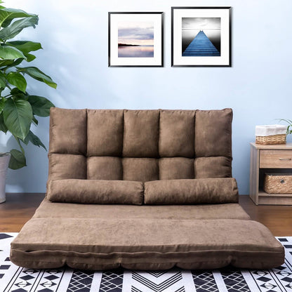 Floor Sofa Bed, Foldable Double Chaise Lounge Sofa Chair - A-1 Thread Vault