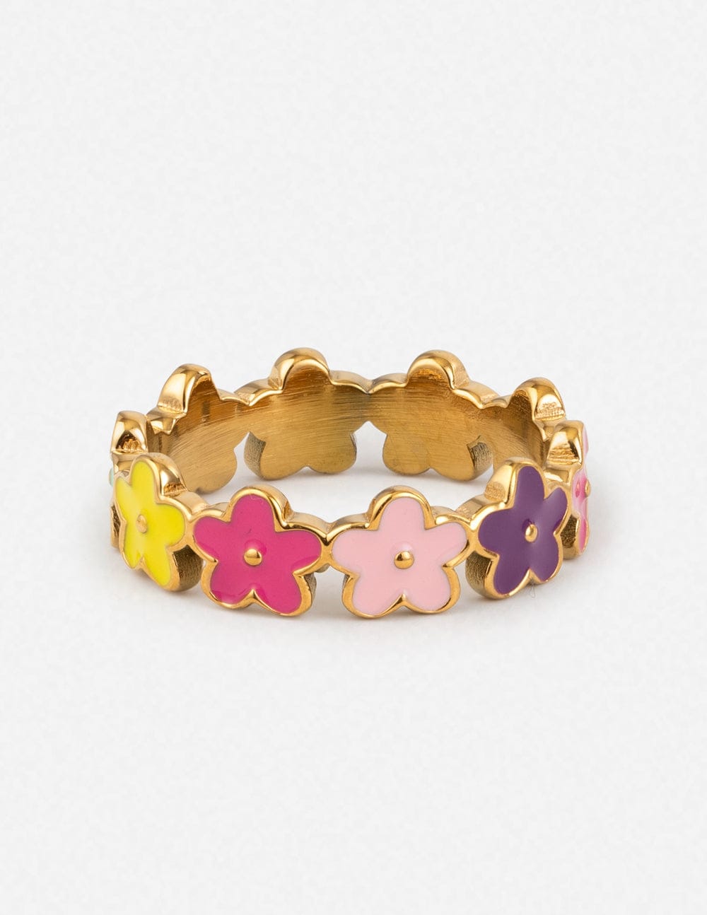 Floral Enamel Ring - A-1 Thread Vault