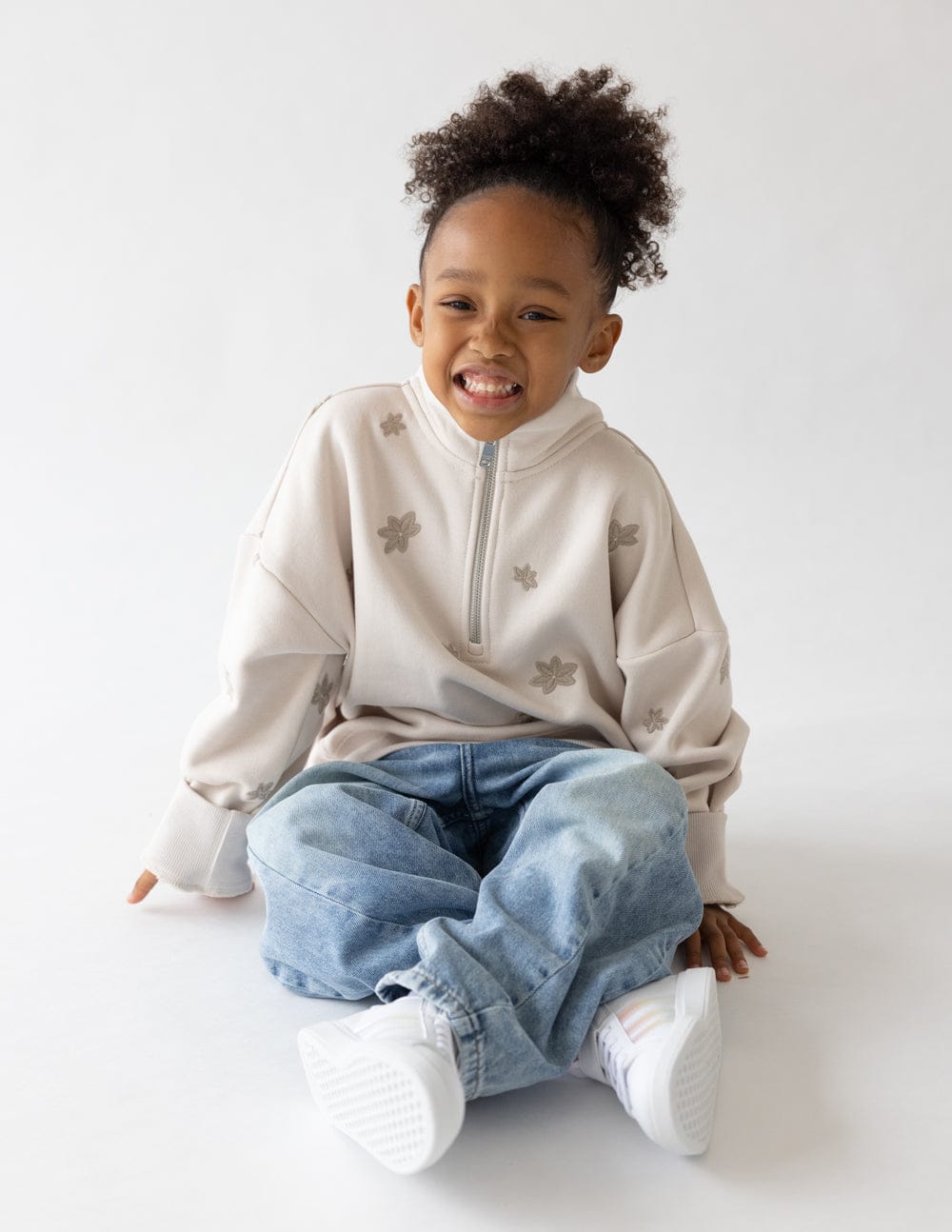 Floral Kids Half-Zip - A-1 Thread Vault