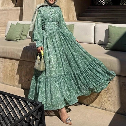Floral Maxi Dress(MS431) - A-1 Thread Vault