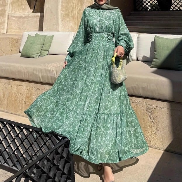 Floral Maxi Dress(MS431) - A-1 Thread Vault