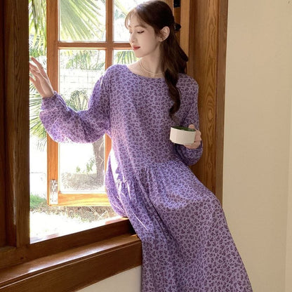 Floral Print Maxi Dress(MS425) - A-1 Thread Vault
