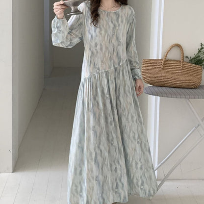 Floral Print Maxi Dress(MS425) - A-1 Thread Vault