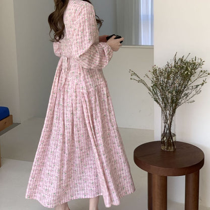 Floral Print Maxi Dress(MS425) - A-1 Thread Vault