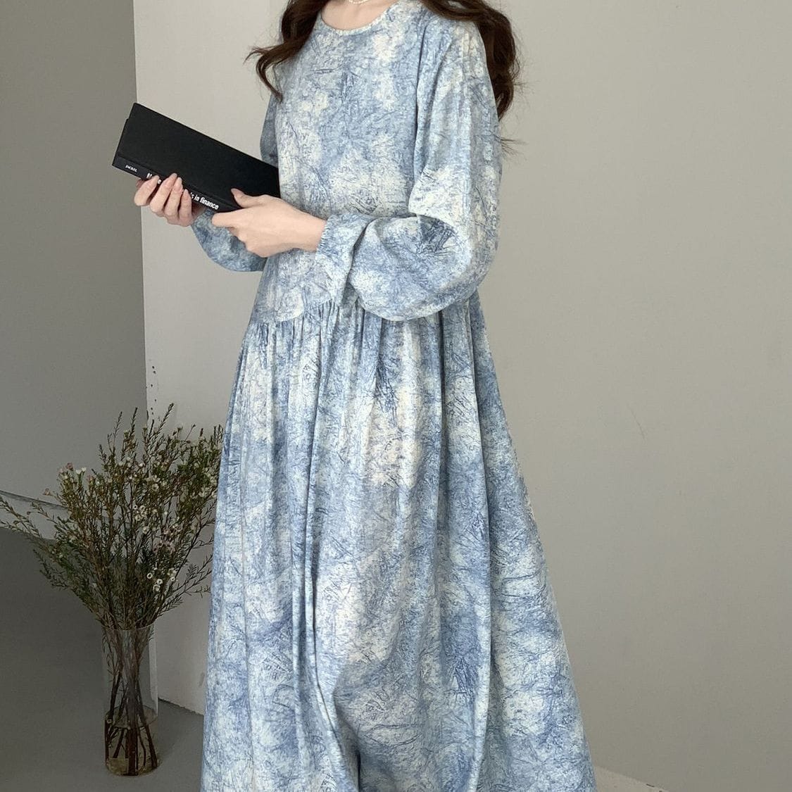 Floral Print Maxi Dress(MS425) - A-1 Thread Vault