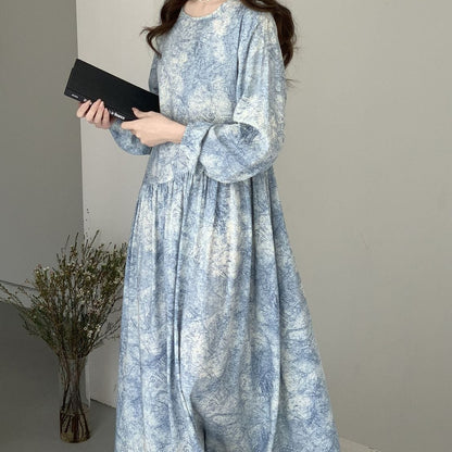 Floral Print Maxi Dress(MS425) - A-1 Thread Vault