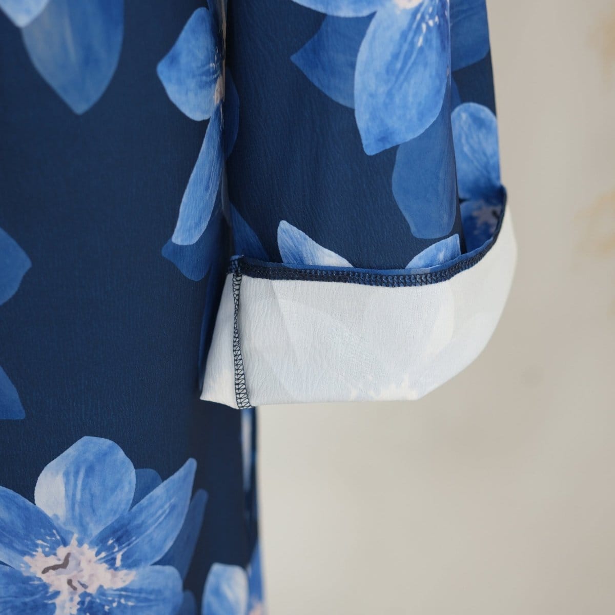 Floral Print Washed Crinkle Maxi Dress(MS437) - A-1 Thread Vault