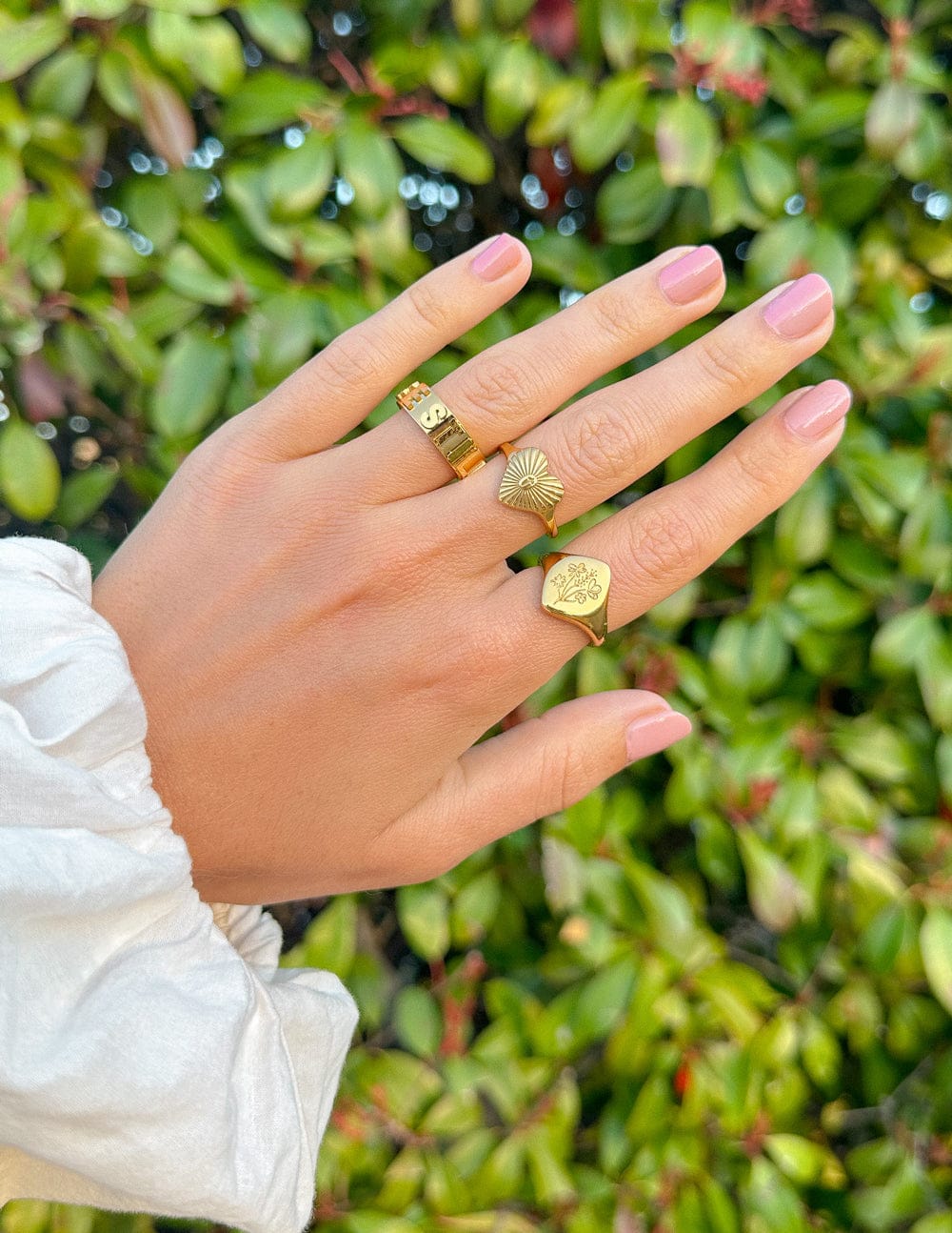 Floral Signet Ring - A-1 Thread Vault