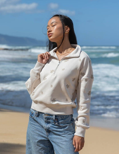 Floral Women's Half-Zip - A-1 Thread Vault