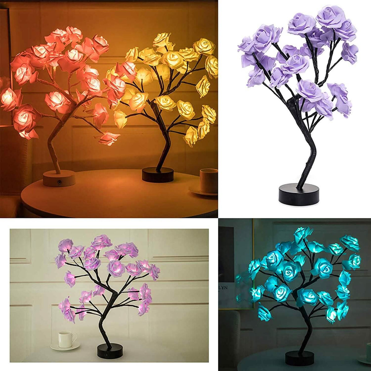 Flower Rose Tree Lamp - A-1 Thread Vault