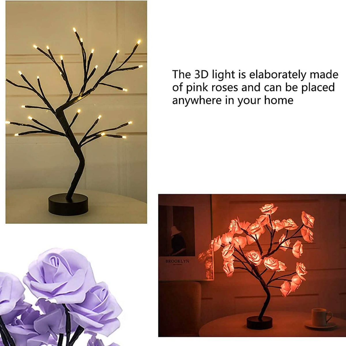 Flower Rose Tree Lamp - A-1 Thread Vault