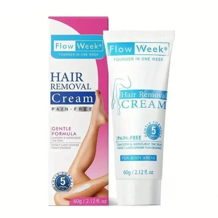 FlowWeek Painless and Irritation-Free Permanent Hair Removal Cream - A-1 Thread Vault