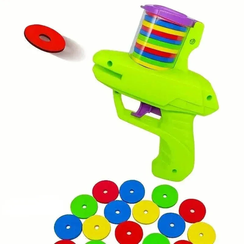 Flying Foam Disc Launcher Handheld Shooter Game - A-1 Thread Vault