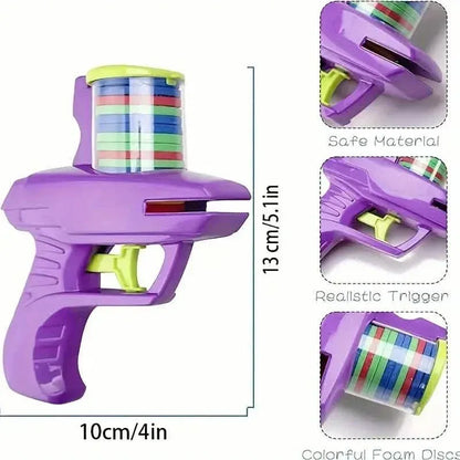 Flying Foam Disc Launcher Handheld Shooter Game - A-1 Thread Vault