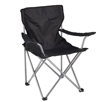 Foldable Beach Chair with Detachable Armrest Adjustable Canopy Stool with Cup Holder - A-1 Thread Vault