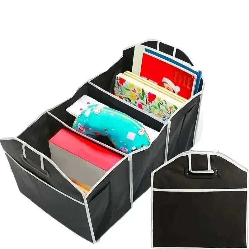 Foldable Black Car Trunk Cargo Storage Bag - A-1 Thread Vault