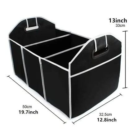 Foldable Black Car Trunk Cargo Storage Bag - A-1 Thread Vault