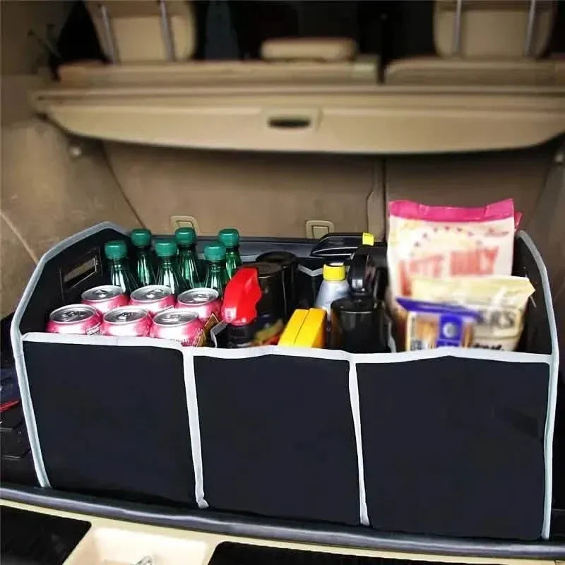 Foldable Black Car Trunk Cargo Storage Bag - A-1 Thread Vault