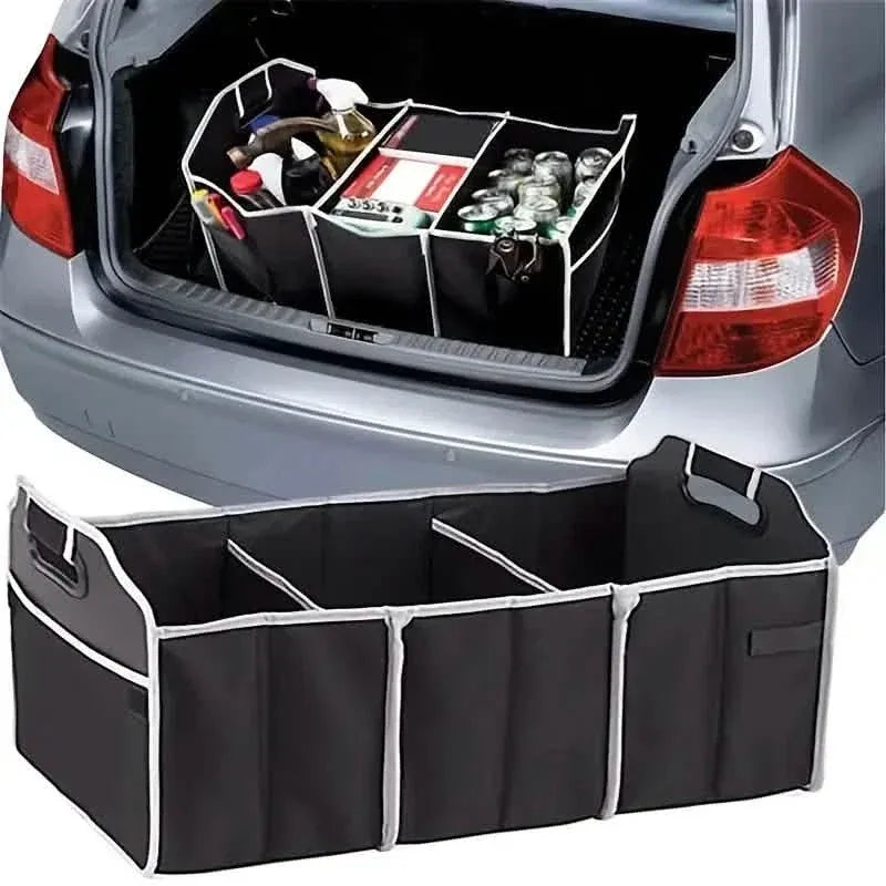 Foldable Black Car Trunk Cargo Storage Bag - A-1 Thread Vault