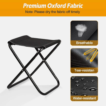 Foldable Camping Stool Portable Travel Chair - A-1 Thread Vault